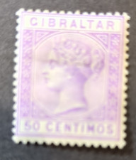 Gibraltar QV 50c Sg28, mm, cat �4