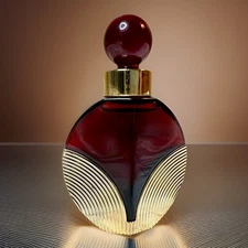 Houbigant Raffinee Parfum Splash  .25 Fl. Oz. Made In Paris Ruby Red Bottle FULL