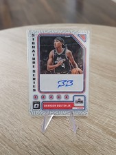 2023-24 Donruss Optic Brandon Boston Jr. Signature Series Auto #SS-BBJ