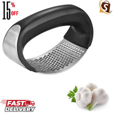Stainless Steel Garlic Press Crusher Manual Garlic Mincer Chopping Garlic Tool