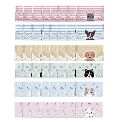 24Pcs Animal Stationery Paper Set Foldable Greeting Card Letter Writting Paper