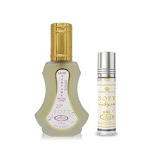 Al Rehab Soft Set (1.18 Oz EDP Spray + 0.2 Oz Perfume Oil Roll On)