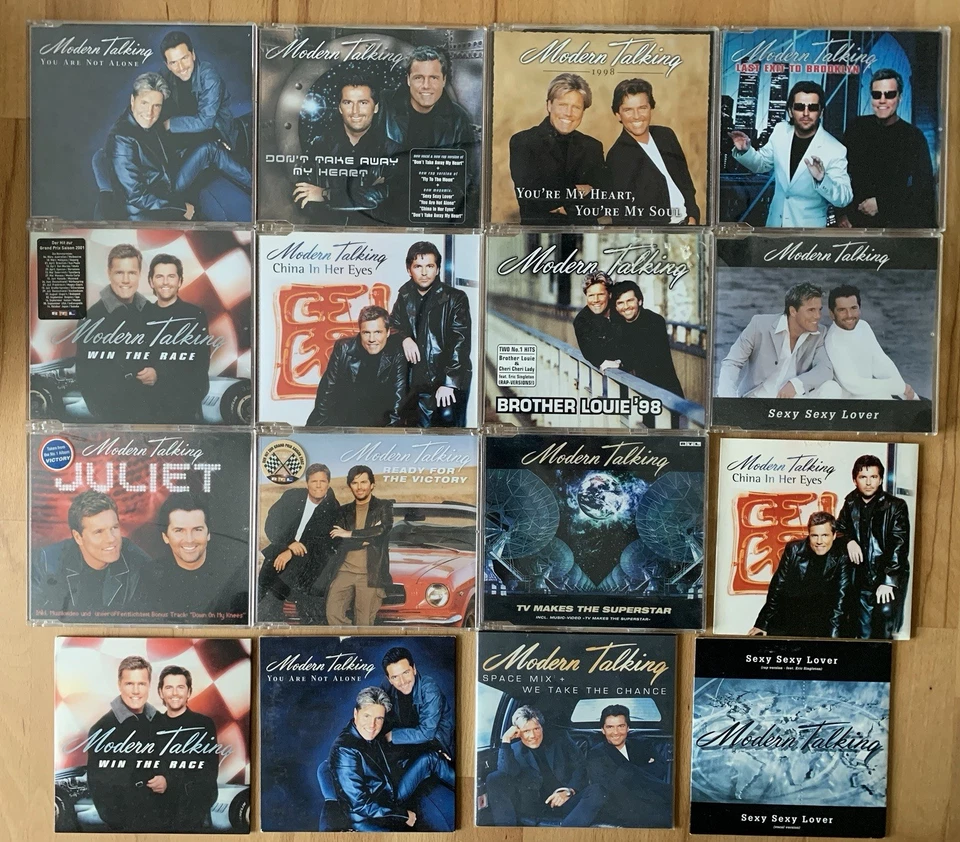 Modern Talking - Sammlung - Maxi CD Paket - 16 Stück - Guter Zustand