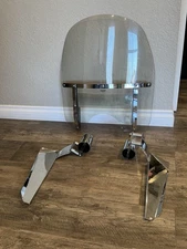 National Cycle Windshield including the Mounting Kit & Chrome Lower Deflectors