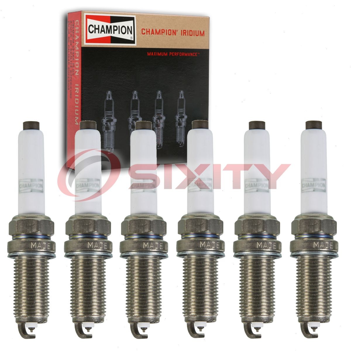 6 pc Champion Iridium Spark Plugs for 2015-2017 Mercedes-Benz S550e Ignition kz