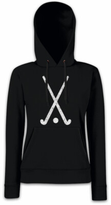 Field Hockey Tools Damen Hoodie Pullover Player Passion Addiction Hockey Stick