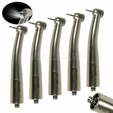 1-5pcs Dental LED Fiber Optic High Speed Handpiece 4-Spray for NSK Quick Coupler
