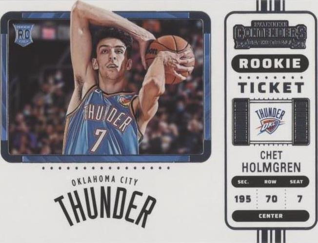 2022-23 Panini Contenders - Chet Holmgren #137 for sale | eBay
