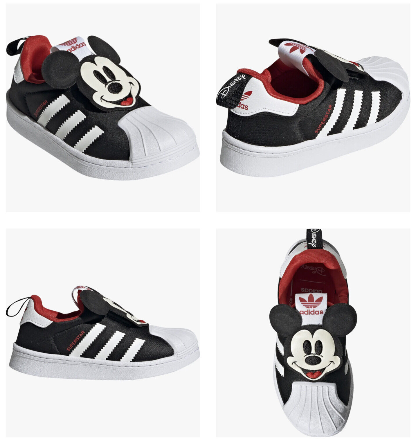 etnisch Werkloos nood ADIDAS Disney Superstar 360 Sneaker Mickey Mouse Little Kid Size 2 NIB |  eBay