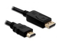 Delock 82587 - Cable Displayport >hdmi M/m 2m - Warranty: 12m Delock 82587 - Cable Displayport >hdmi M/m 2m - Warranty: 12m