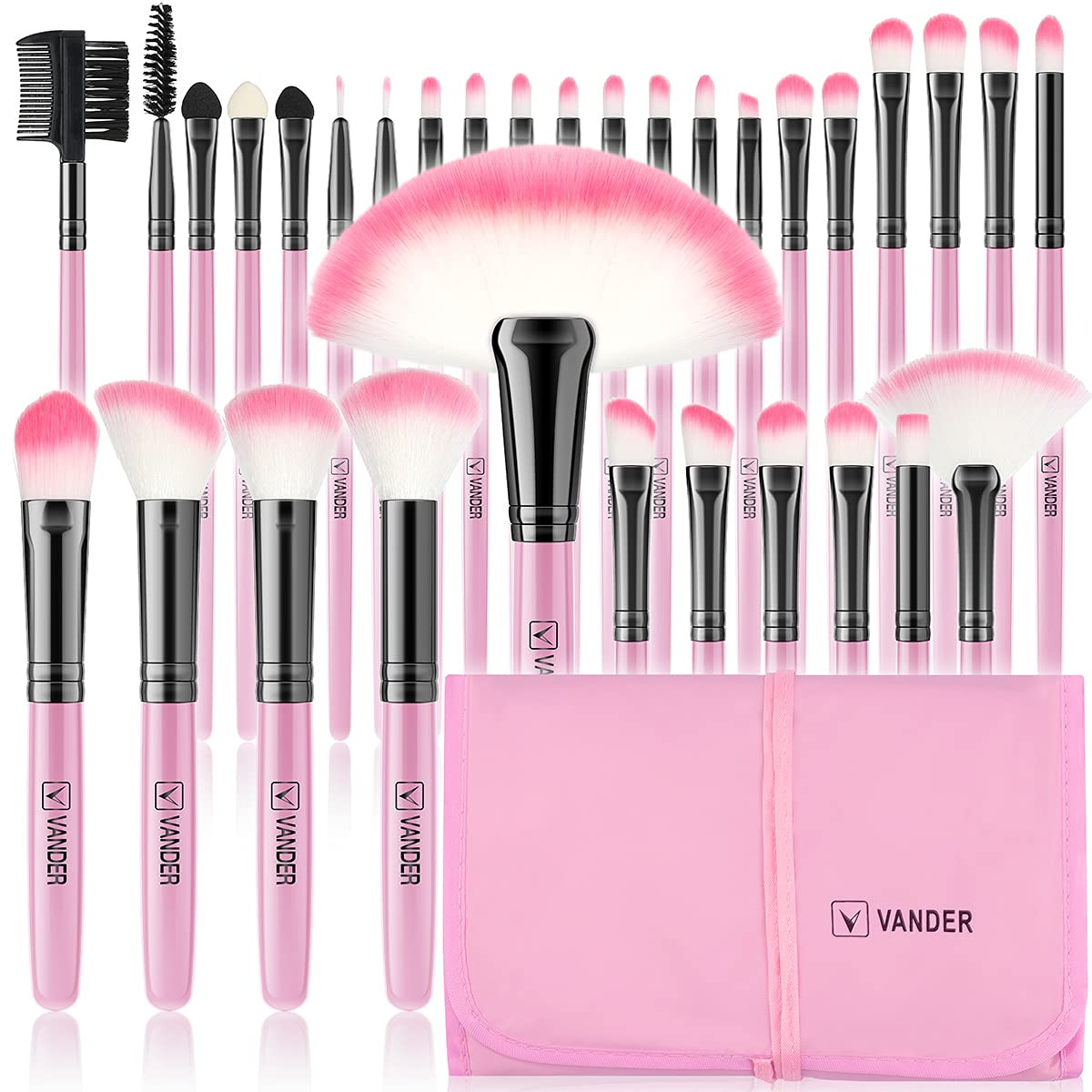 Professional Makeup Brush Set 32 Conjunto De Pinceles Para Maquillaje Brochas