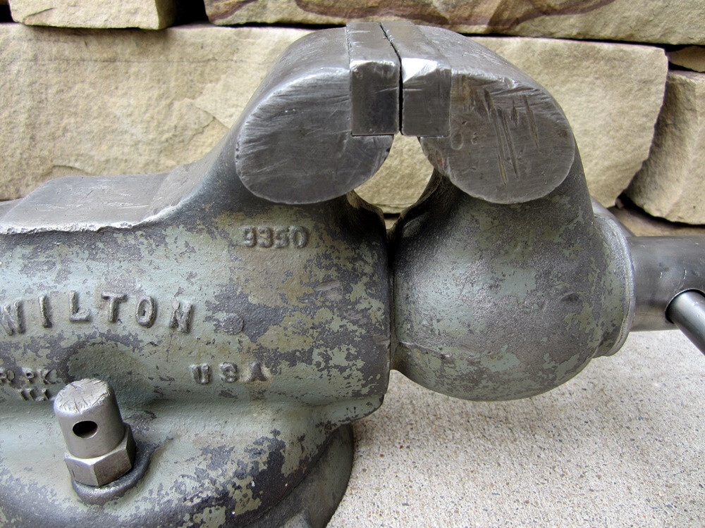 Vintage Wilton 3.5" Machinist Bench Vise 350S Bullet Vise Made in USA