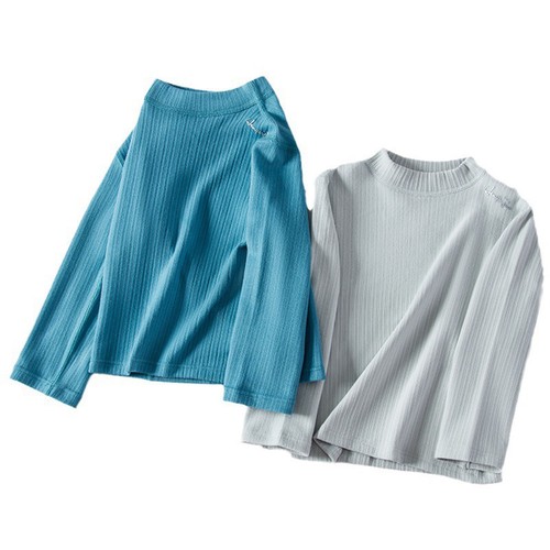 Kids,Boys Girls Pullover Slim Fit Tops Thermal Underwear Soft T-Shirt Casual - Picture 16 of 44