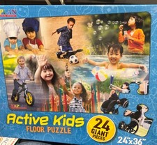 Kaplan Early Learning Active Kids Floor Puzzle - 24 Pieces