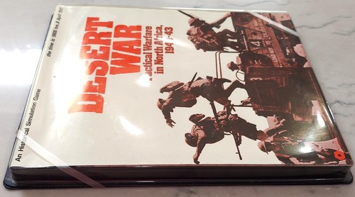 NUEVO JUEGO DE GUERRA TÁCTICA SPI 1973 DESERT WAR SIN PERFORAR, COMPLETO, PAQUETE PLANO/BANDEJA - Imagen 11 de 14