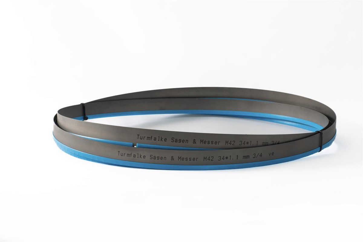 Lama Per Sega A Nastro JAESPA W 180 DG – Bimetallica M42, 2450x20x0,9 Mm, Denti 8/12 ZpZ, Qualità Industriale Made In Germany