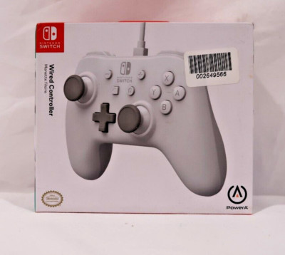 PowerA Nintendo Switch Wired Controller White Sealed Detachable 10ft Cable