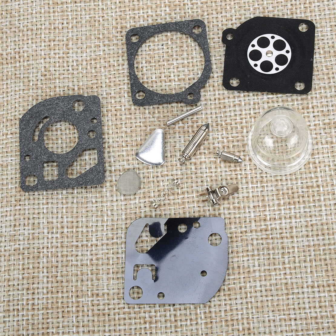 Carburetor Rebuild Repair Kit Fit For Husqvarna 128C 128LD 128LDX 128R