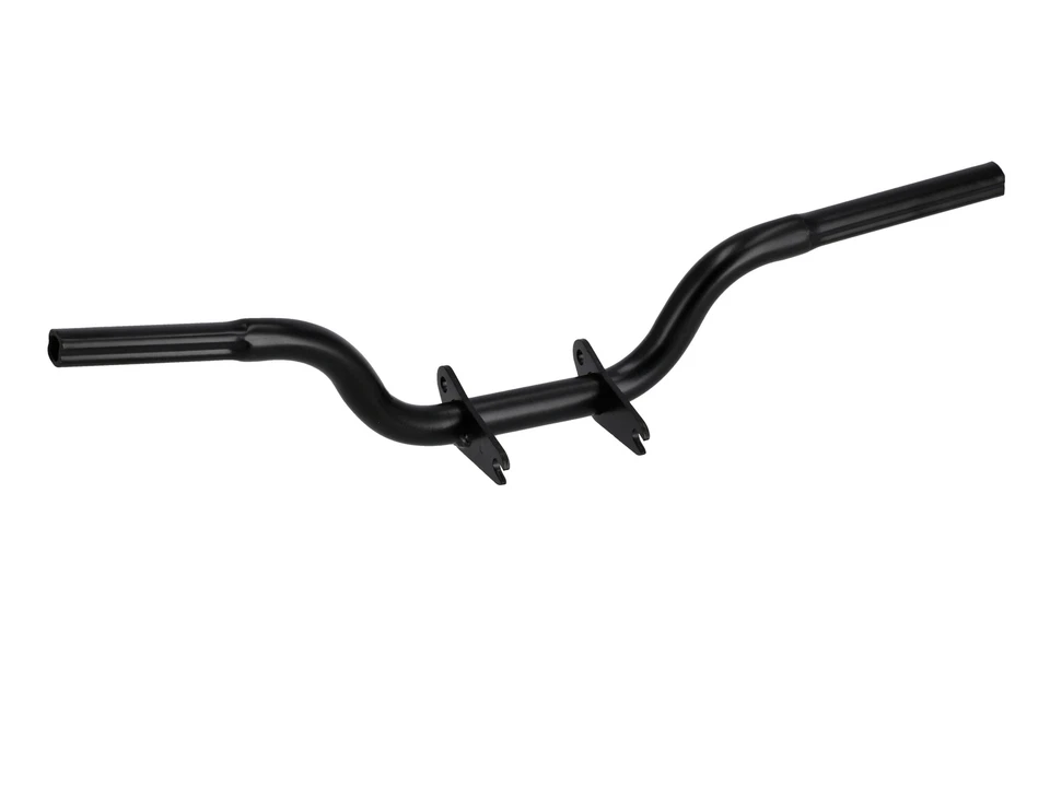 Fußrastenträger Enduro verstärkt, rechts verlängert, Schwarz - Simson S50, S51, - Bild 2 von 2