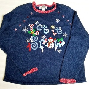 ebay let it snow sweater