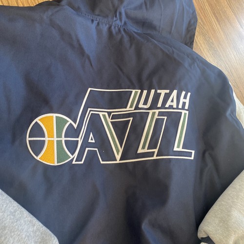 Men’s NBA Utah Jazz Reversible Hooded Jacket JH Design Full Snap NWT Sz 3XL 🔥 - Picture 9 of 12