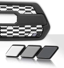 For Toyota Tundra 4Runner Tacoma TRD Pro Front Grille 3-Color Emblem Badge Decor