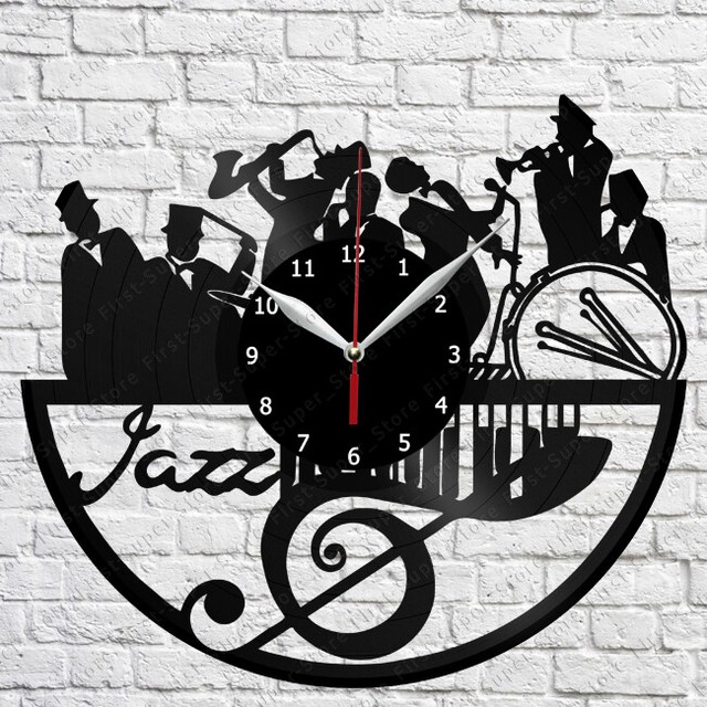 Jazz Vinyl Clock Record Wall Clock Decor Fan Art Home 3181 eBay