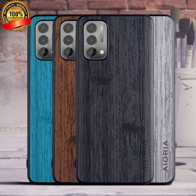 Shockproof Wood Grain Back Case For OnePlus 9R 8T 7T 6T Pro Nord N200 CE2 N10