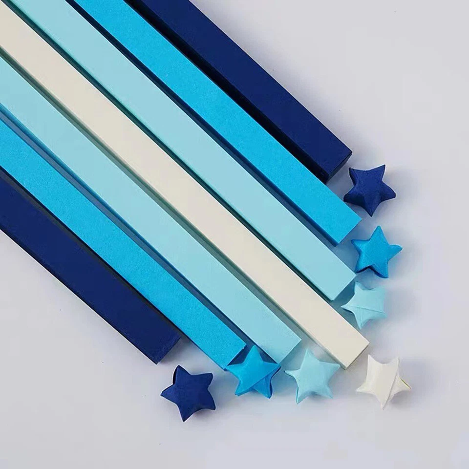 540Pcs Lucky Star Origami Paper Strips Folding Paper Craft DIY Handmade Manual - Image 2 of 4