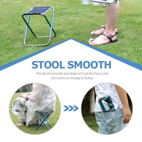 Outdoor Folding Stool Fishing Chair Convenient Lightweight Camping - Picture 6 of 12