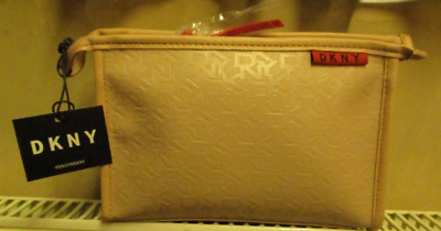 DKNY, Signature Embossed 1 x Kulturbeutel/ Kosmetiktasche, DA020ES9 T Stand, Skin
