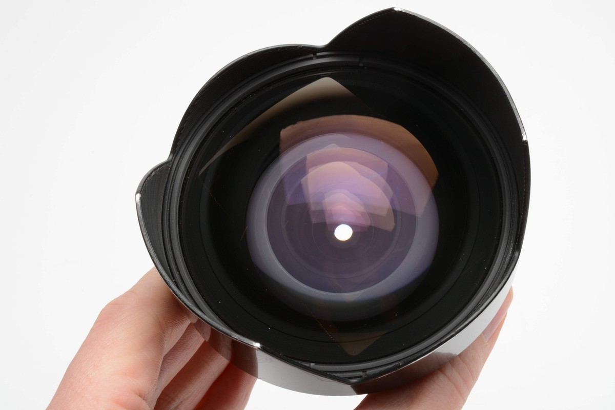 Nikon Nikkor 15mm f3.5 Fisheye AI-S lens, caps, case, filters