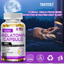 Sleep Aid Capsules | Natural extracts, regulating sleep rhythms - 120 Capsules