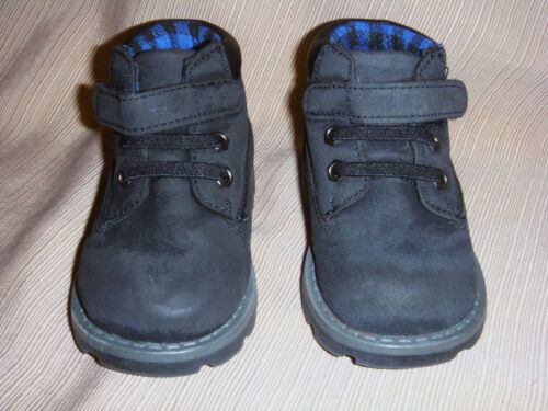 HEALTHTEX Toddler 5 Black Faux Suede Shoes - Picture 1 of 9