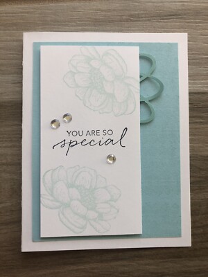 Card Set Of 4 Stampin Up Coastal Cabana Flowers Any Occasion | eBay