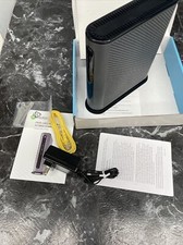 Motorola MG7550 Black Gray High Speed 24x8 Cable Modem Plus AC1900 Wi-Fi Router