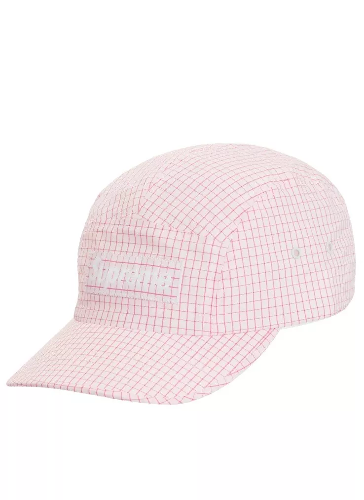 Supreme 2 tons Ripstop Camp Cap rouge/blanc pour homme OS
