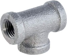 6" Galvanized Malleable Reducing 90 Degree Elbow for 150 LBS