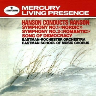 HANSON/EASTMAN-ROCHESTER ORCH. - SINFON.1+2/SONG OF DEMOCRACY  CD NEU HANSON