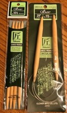 Clover Takumi Bamboo Circular and straight Knitting Needles - 29" and 7"