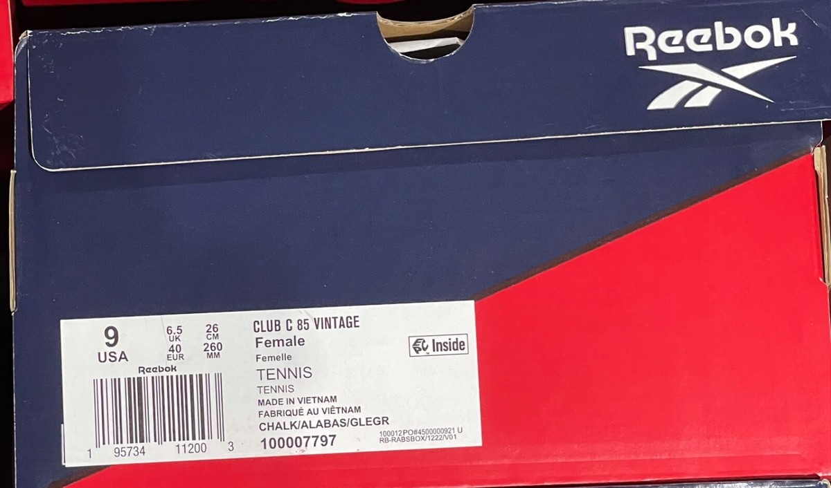 Reebok Club C 85 Vintage Tennis Shoes in Box Reebok Celebrates Four Decades of the Infamous Club C 85  main image 2