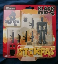 Stikfas Black Ops Buildable Action Figure - Sparrow