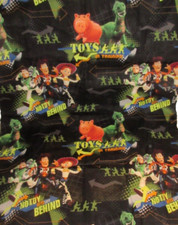 TOY STORY PIXAR Toys in Training CP35306 Fabric Buzz-Woody-Rex-Hamm-Jesse 21x27