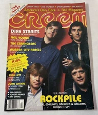 February 1981 Creem~ROCKPILE,Dire Straits,Kiss,Cheap Trick,Neil Young,The Knack+