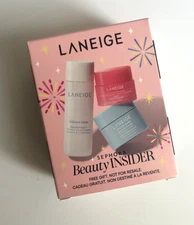 Sephora Birthday LANEIGE Water Bank, Lip Sleeping Mask, Toner NIB Hydration Hero