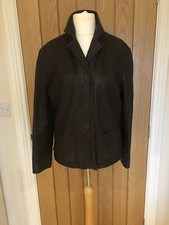 Ladies Leather ‘love Joy’fleece Lined Jacket