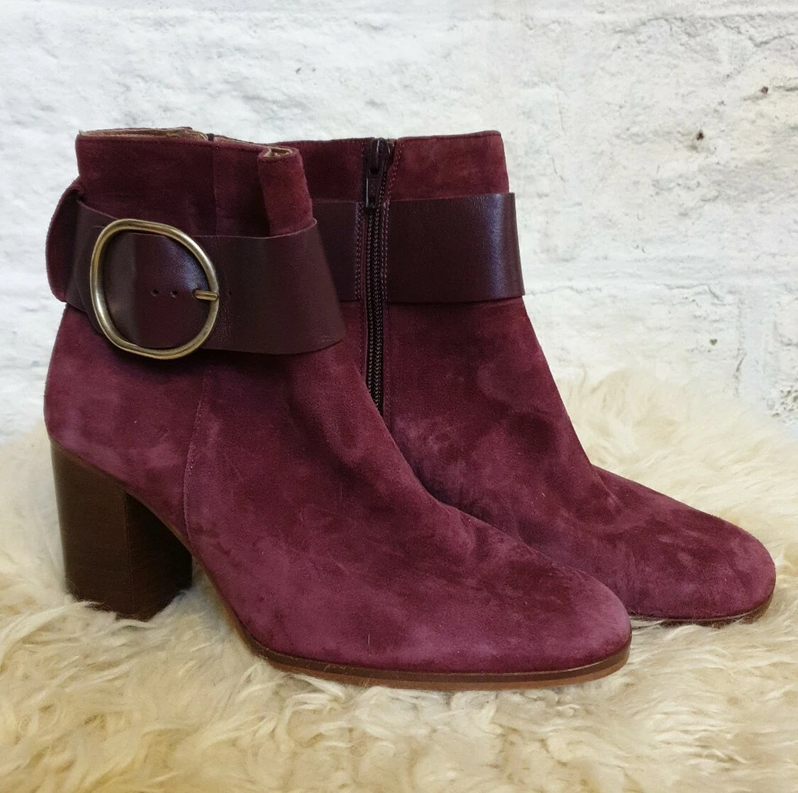 Ladies red store boots uk