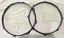 12” Snare Drum Hoop Set 8 Lug 2.3mm Black