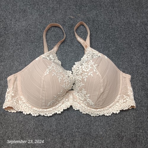 Wacoal Bra Women 38C Beige Embrace Lace Plunge Underwire 853291 eBay