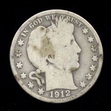 1912-S  ...  Better Date  ...  Barber Half Dollar (243-309)